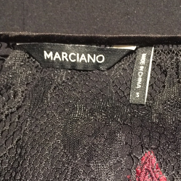 Marciano Black and Lace Bodycon Dress - Picture 9 of 10